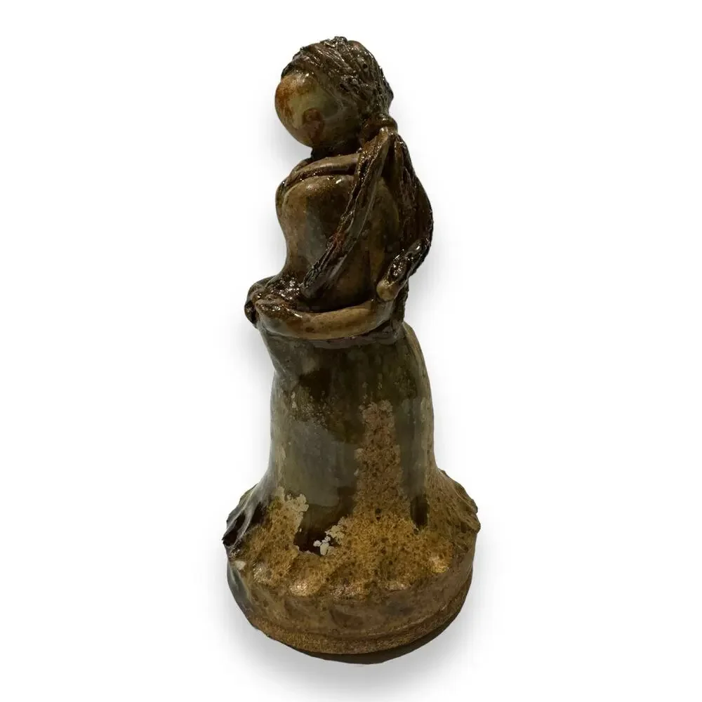 Pregnant Woman Mother Ceramic Figurine RLP